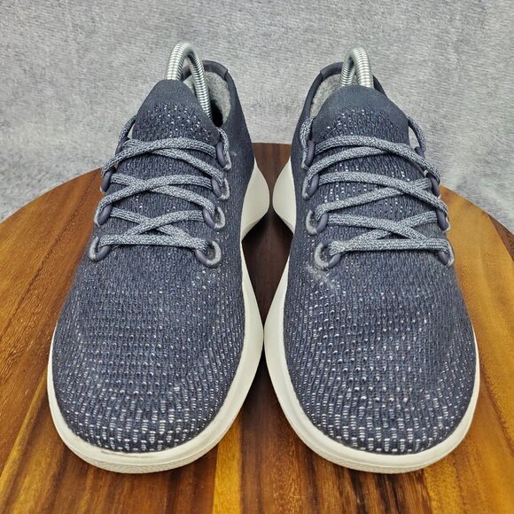 Allbirds Tree Dasher Shoes Men's 8 Blue Lace Up Athletic Running Sneakers - Picture 2 of 9